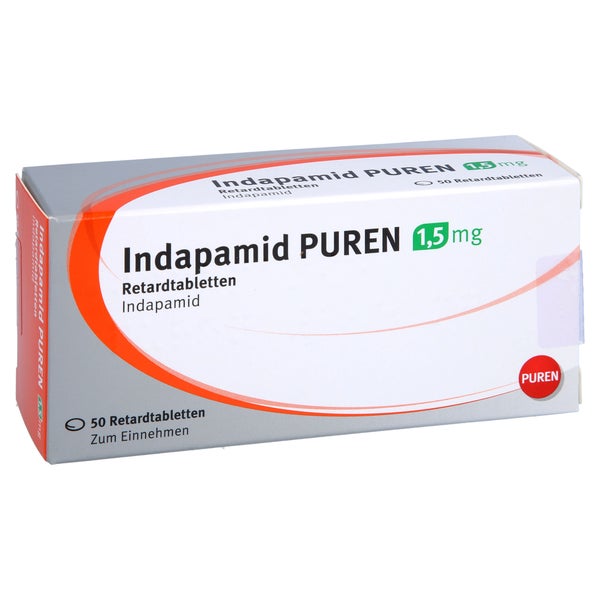 Indapamid Puren 1,5 mg Retardtabletten 50 St