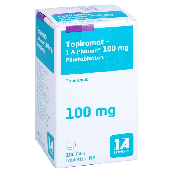 TOPIRAMAT-1A Pharma 100 mg Filmtabletten 100 St