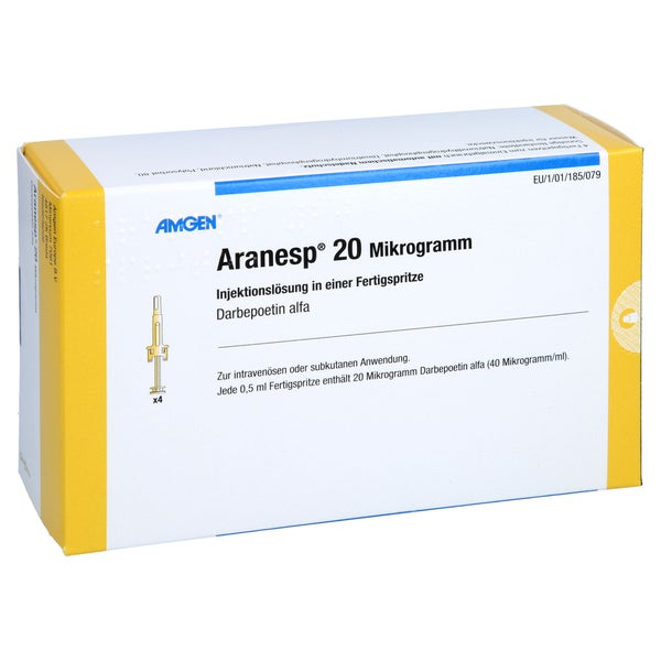 ARANESP 20 µg Inj.-Lsg.i.e.Fert.S.autom.Nadels. 4 St