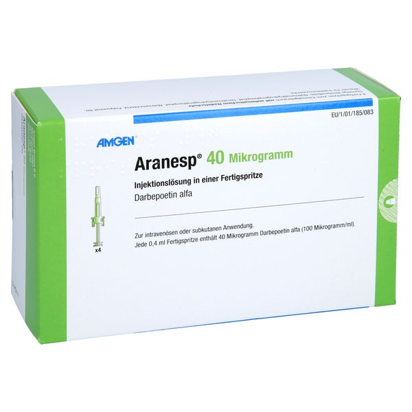 ARANESP 40 µg Inj.-Lsg.i.e.Fert.S.autom.Nadels. 4 St