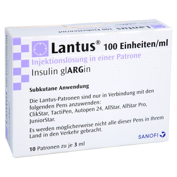 LANTUS 100 E/ml 10X3 ml