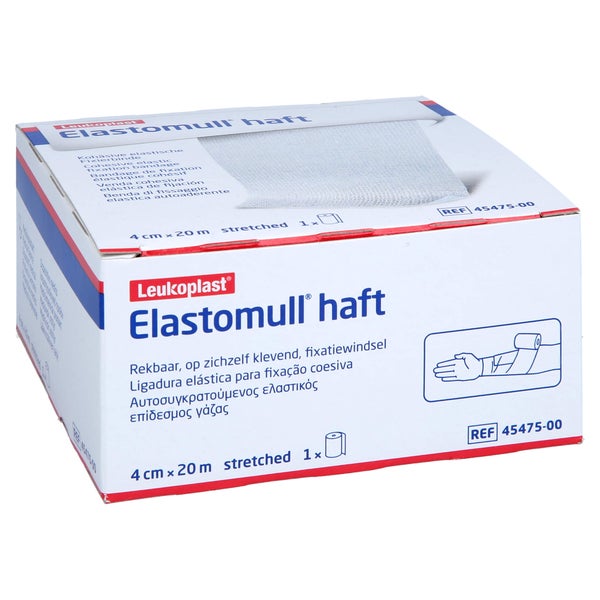 Elastomull haft 4 cmx20 m Fixierbinde 1 St