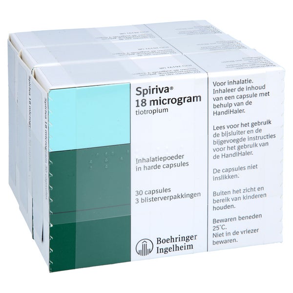 SPIRIVA 18 µg Hartkaps.m.Plv.f.HandiHaler Nachfüll 90 St