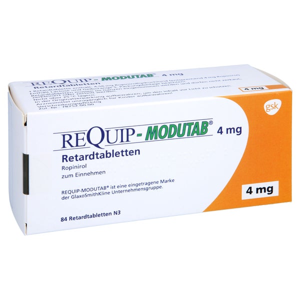 Requip-modutab 4 mg Retardtabletten 84 St