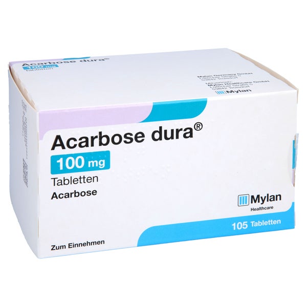 Acarbose dura 100 mg Tabletten 105 St
