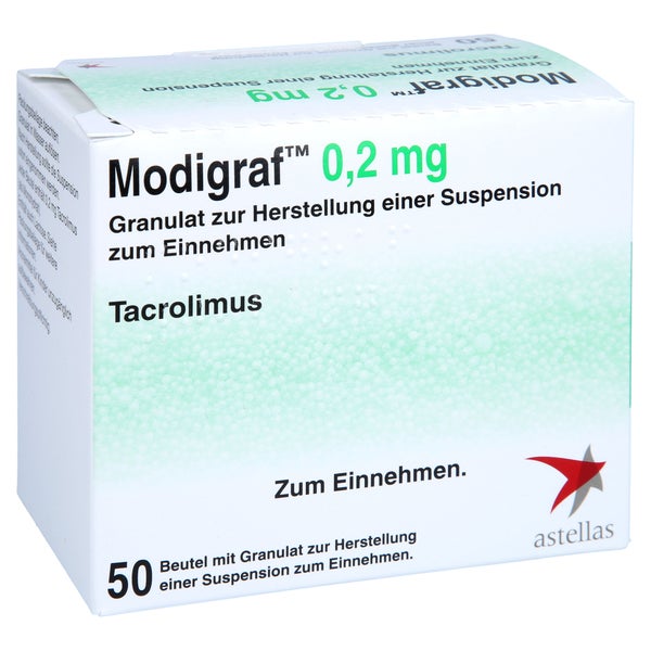 MODIGRAF 0,2 mg Granulat z.Herstell.e.Susp.z.Einn. 50 St