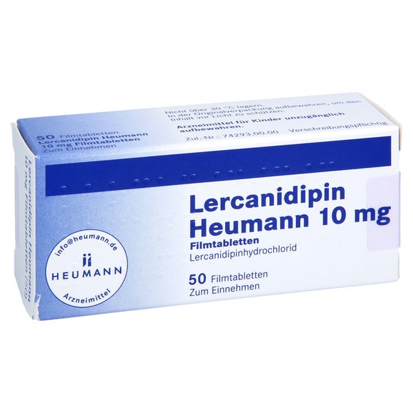 LERCANIDIPIN Heumann 10 mg Filmtabletten 50 St