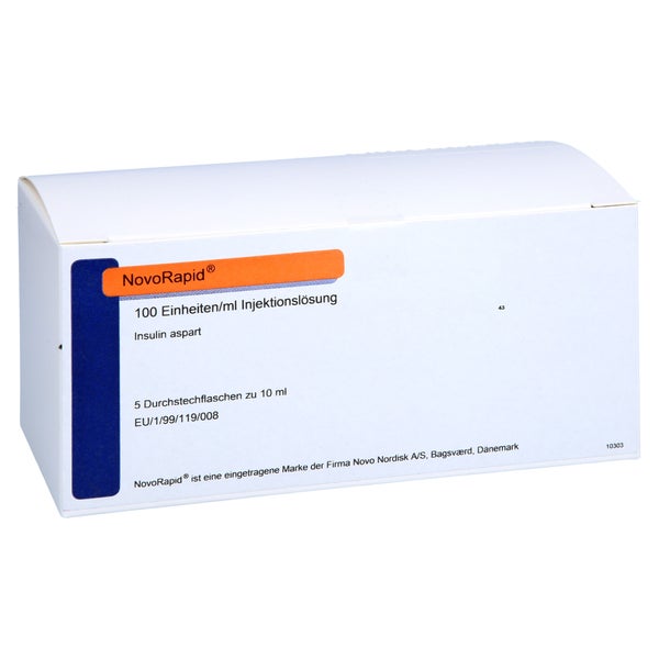 NOVORAPID 100 E/ml Injektionslösung i.e.Dsfl. 5X10 ml