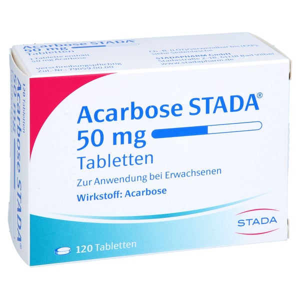 Acarbose Stada 50 mg Tabletten 120 St