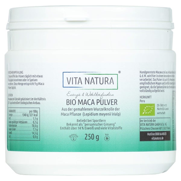 MACA Wurzel Pulver 250 g