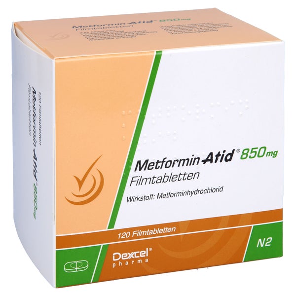 Metformin Atid 850 mg Filmtabletten 120 St