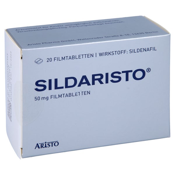 Sildaristo 50 mg Filmtabletten 20 St