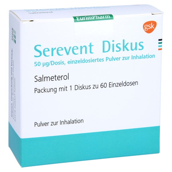 SEREVENT Diskus 60 Einzeldos.Pulver zur Inhalation 1 St