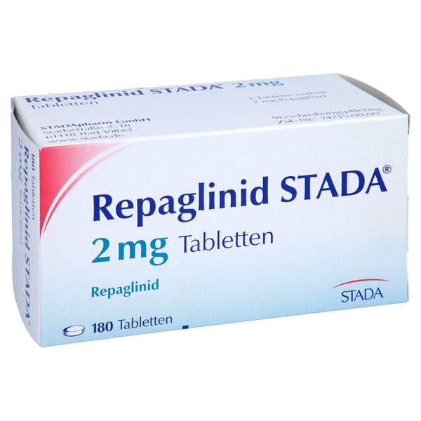 Repaglinid Stada 2 mg Tabletten 180 St