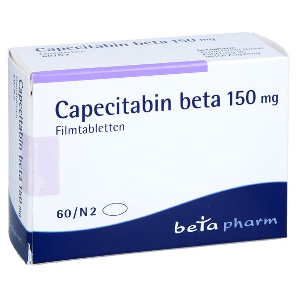 Capecitabin beta 150 mg Filmtabletten 60 St