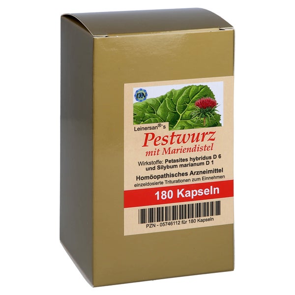 Pestwurz mit Mariendistel Kapseln 180 St
