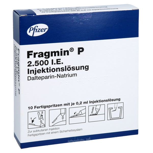 FRAGMIN 2.500 I.E. P Inj.-Lsg.i.e.FS.m.Sich-Sys. 10 St