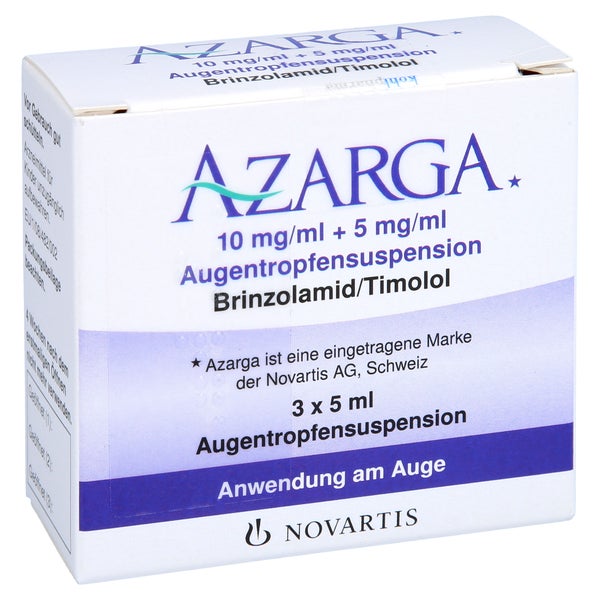 AZARGA 10 mg/ml + 5 mg/ml Augentropfensuspension 3X5 ml