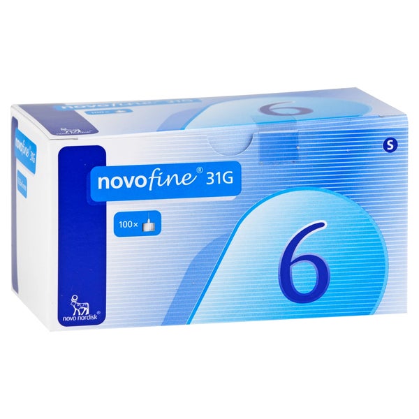 Novofine 6 Kanülen 0,25x6 mm 31 G 100 St