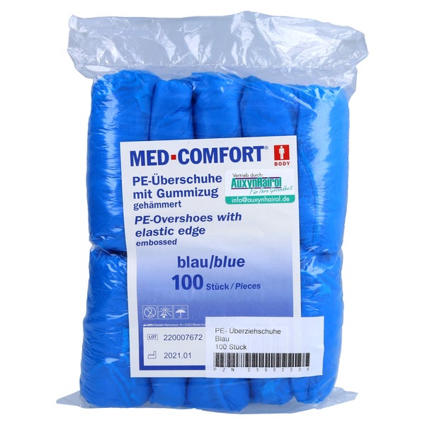 Schuheüberzug blau CPE 100 St
