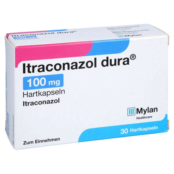 Itraconazol dura 100 mg Hartkapseln 30 St