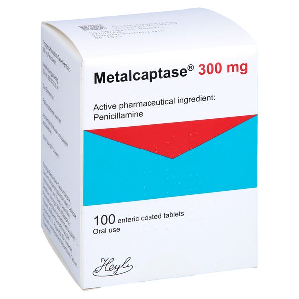 METALCAPTASE 300 mg magensaftresistente Tabletten 100 St
