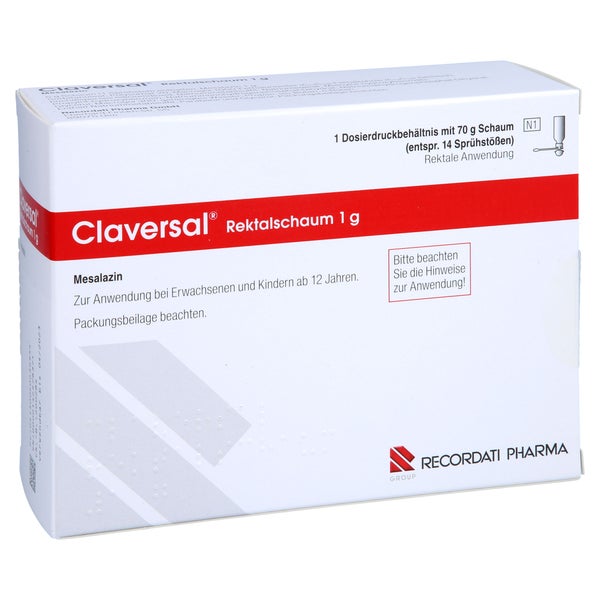 Claversal Rektalschaum 1 g 70 g