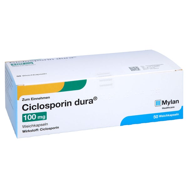 Ciclosporin dura 100 mg Weichkapseln 50 St
