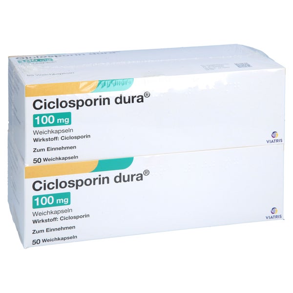 Ciclosporin dura 100 mg Weichkapseln 100 St