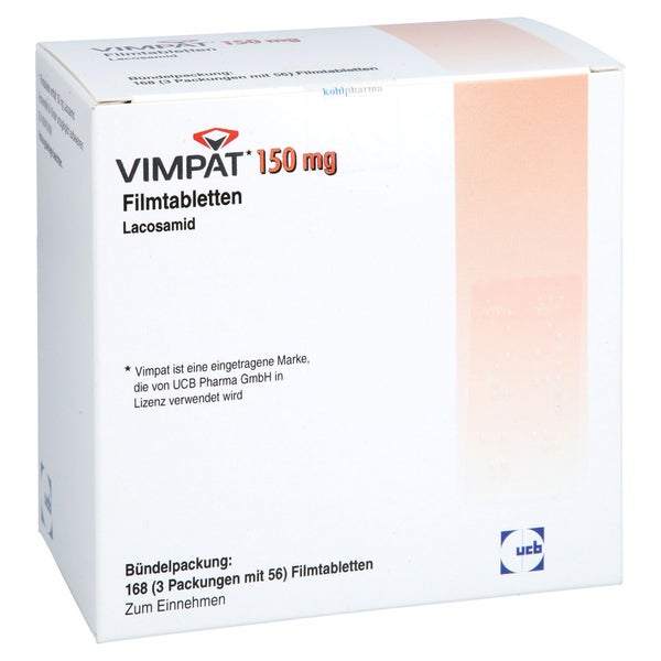 Vimpat 150 mg Filmtabletten 168 St