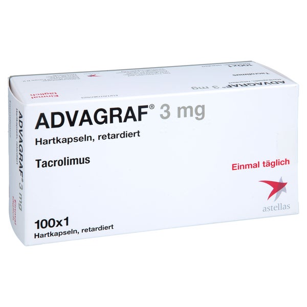 Advagraf 3 mg Hartkapseln retardiert 100 St