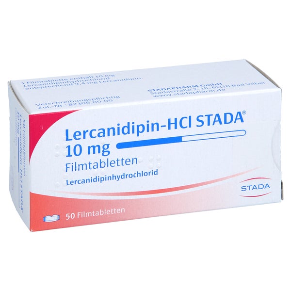 LERCANIDIPIN-HCL STADA 10 mg Filmtabletten 50 St