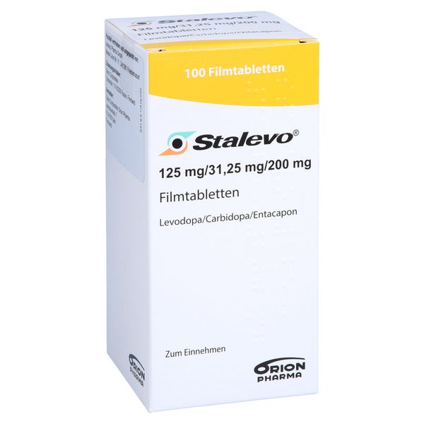 STALEVO 125 mg/31,25 mg/200 mg Filmtabletten 100 St