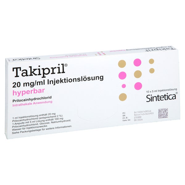 TAKIPRIL 20 mg/ml Injektionslösung Ampullen 10X5 ml
