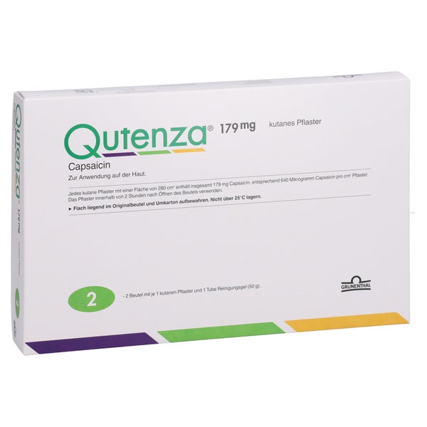 Qutenza 179 mg kutanes Pflaster 2 St