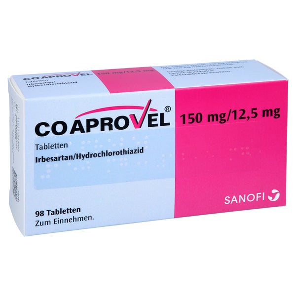Coaprovel 150 Mg/12,5 mg Tabletten 98 St