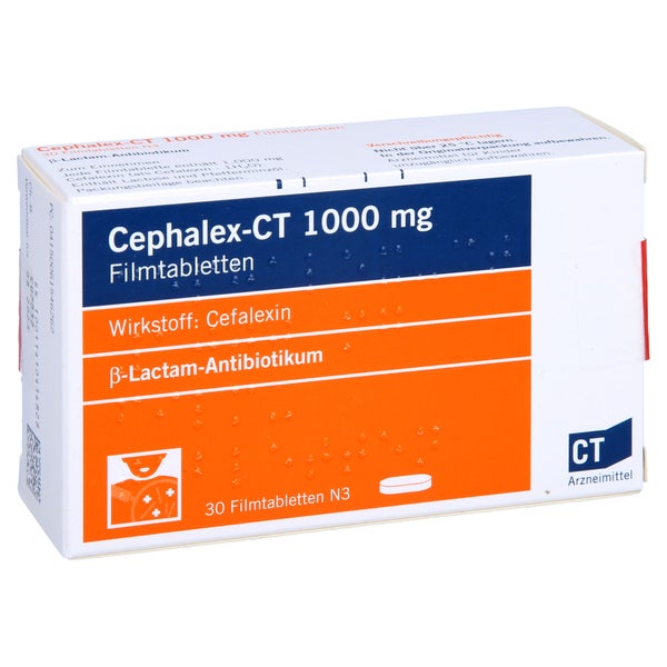 Cephalex-ct 1000 mg Filmtabletten 30 St