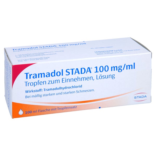 TRAMADOL STADA 100 mg/ml Tropfen zum Einnehmen 100 ml