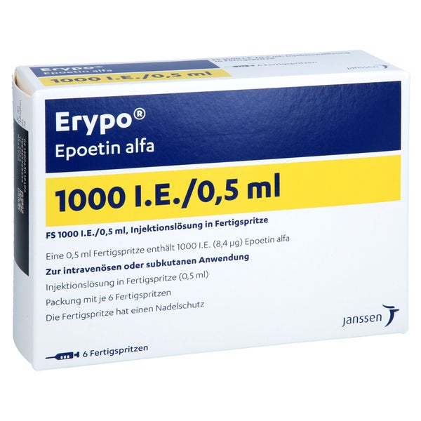 ERYPO FS 1.000 I.E./0,5 ml Fertigspritzen 6X0,5 ml
