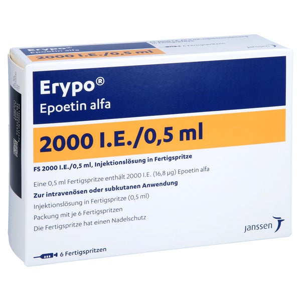 ERYPO FS 2.000 I.E./0,5 ml Fertigspritzen 6X0,5 ml