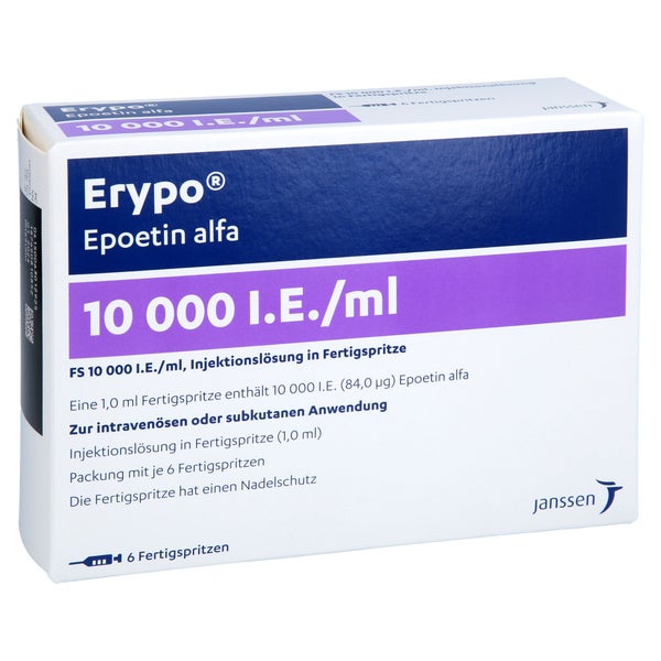 Erypo FS 10.000 I.E./ml Fertigspritzen 6X1 ml