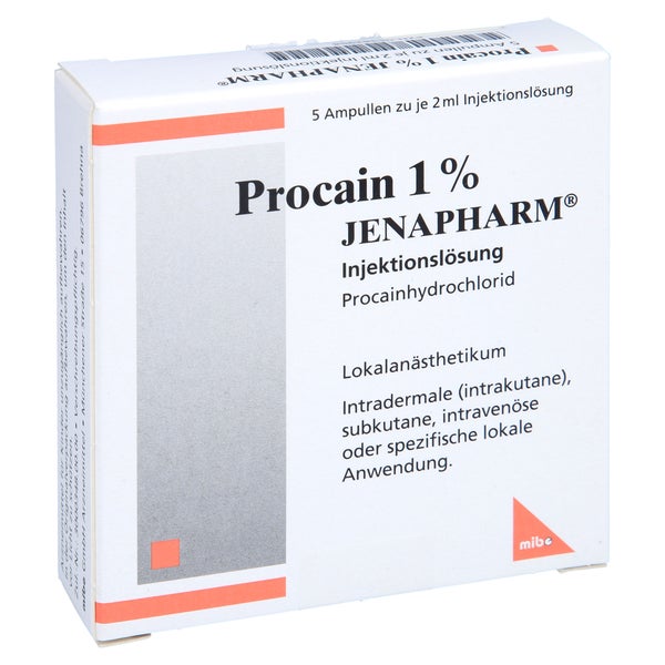 Procain 1% Jenapharm Injektionslösung Am 5X2 ml