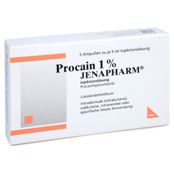 Procain 1% Jenapharm Injektionslösung Am 5X5 ml