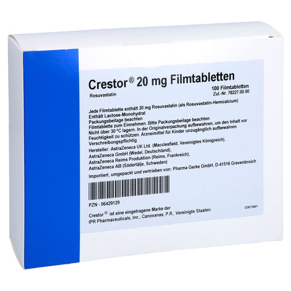 Crestor 20 mg Filmtabletten 100 St