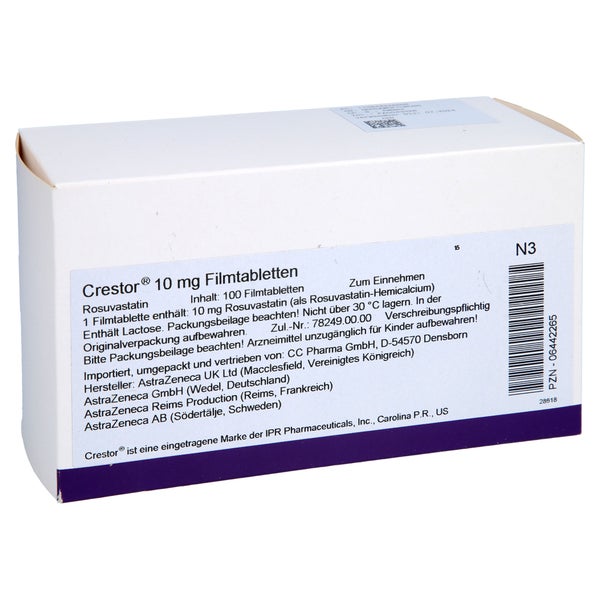 Crestor 10 mg Filmtabletten 100 St
