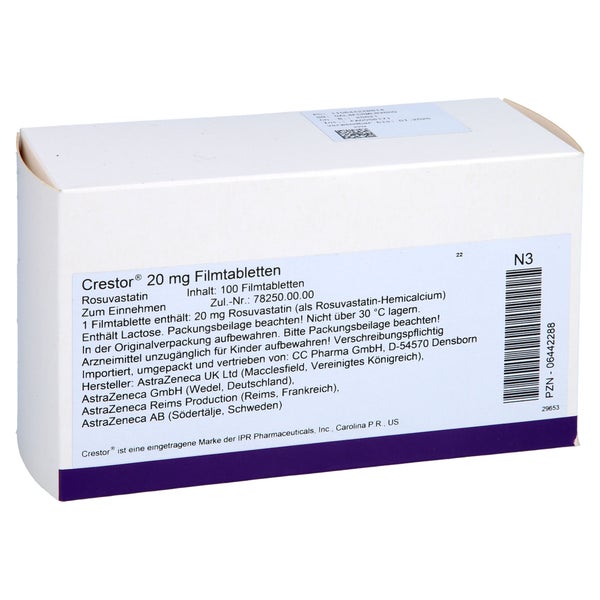 Crestor 20 mg Filmtabletten 100 St
