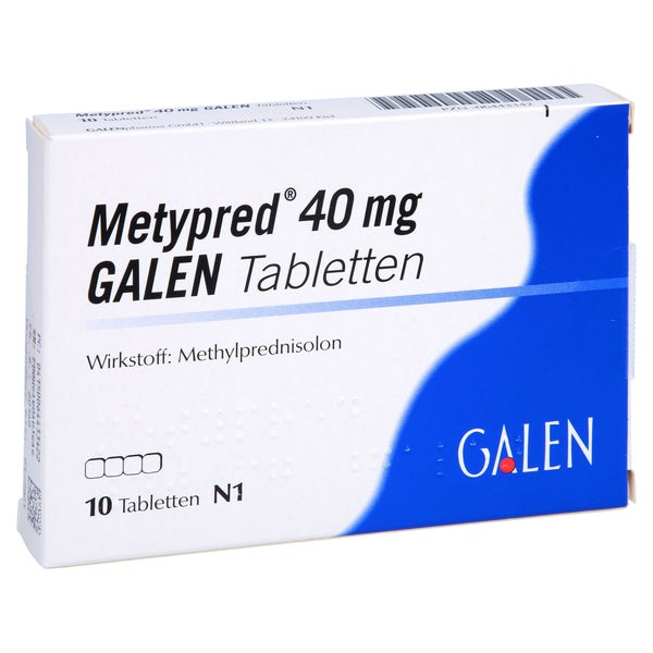 Metypred 40 mg GALEN Tabletten 10 St