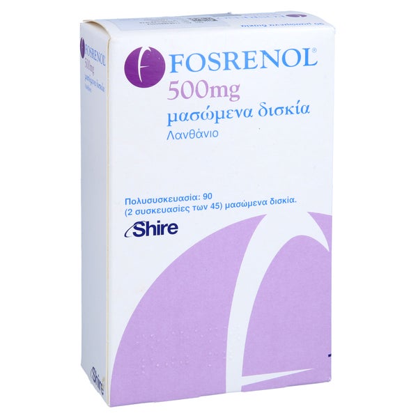 Fosrenol 500 mg Kautabletten 90 St
