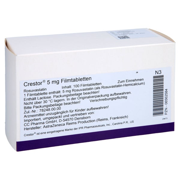 Crestor 5 mg Filmtabletten 100 St