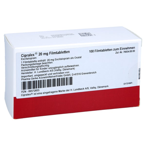 Cipralex 20 mg Filmtabletten 100 St